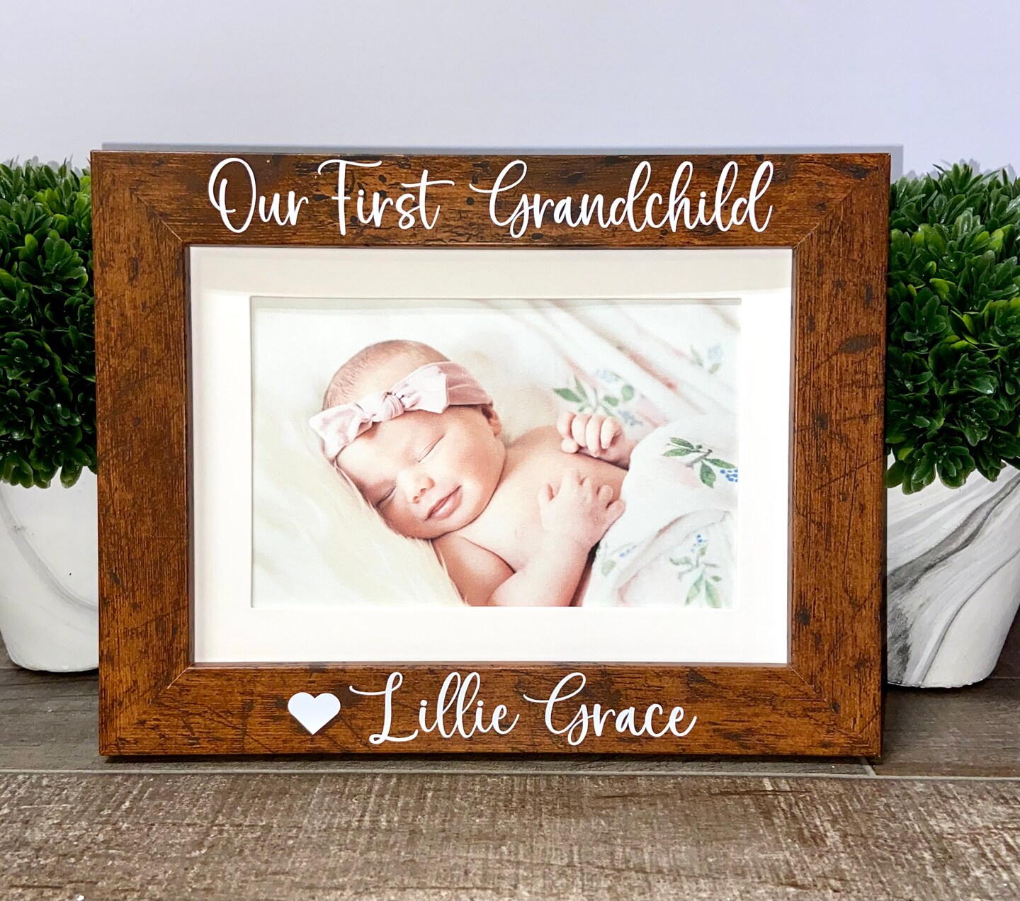 First Grandchild picture frame, Grandmother frame, Grandpa