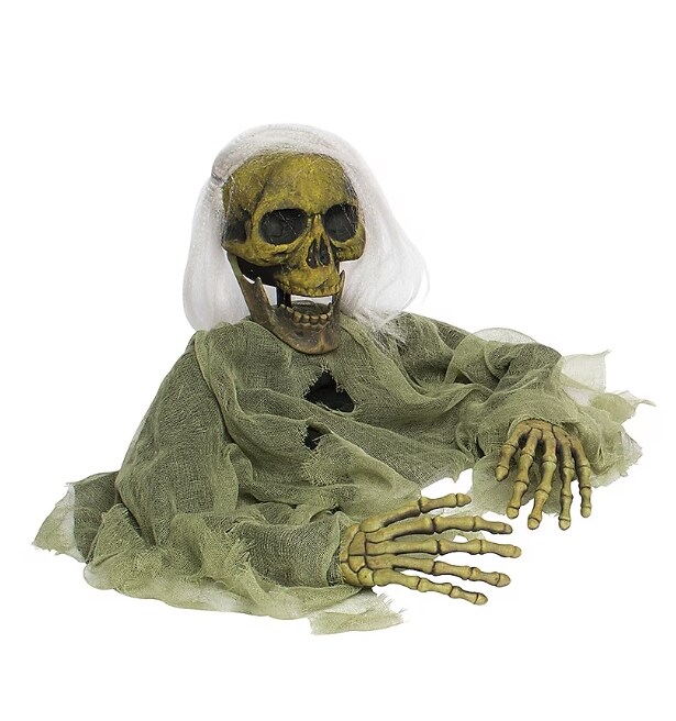 13-in Graveyard Skeleton Grave Breaker Halloween Decoration