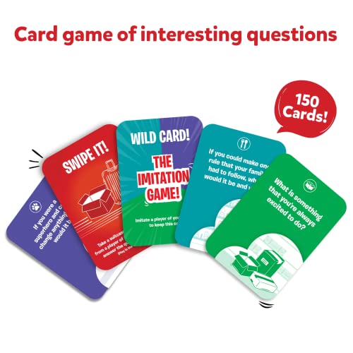 Card Game - Train of Thought, Fun for Family Game Night, Educational Toys, Travel Games for Kids, Teens and Adults, Gifts for Boys and Girls Ages 6, 7, 8, 9 and Up