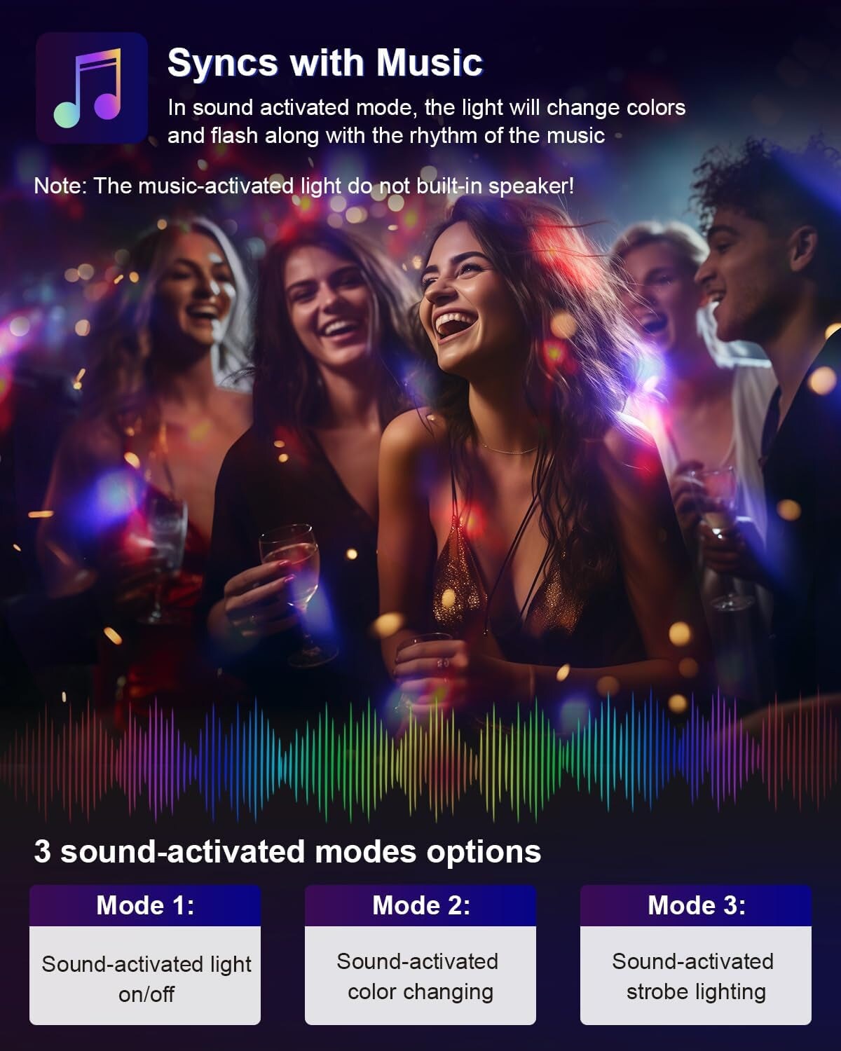 Sound Activated Party Lights