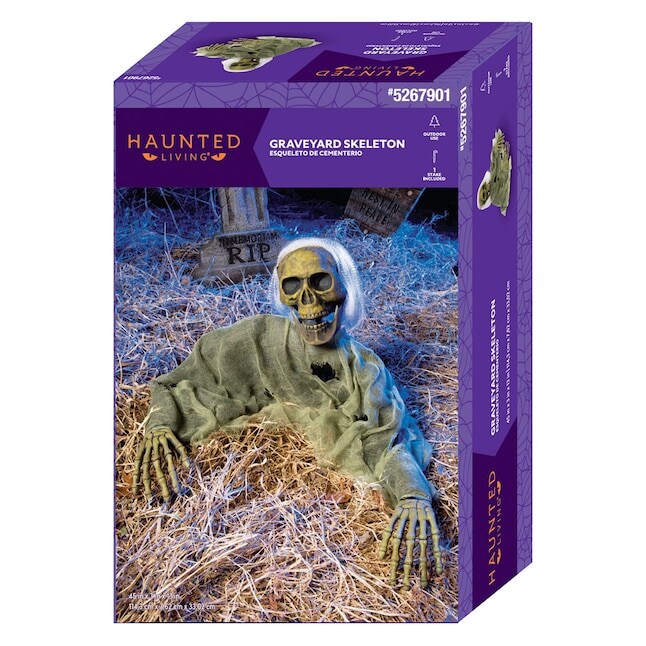 13 Inch Graveyard Skeleton Grave Breaker Halloween Decoration