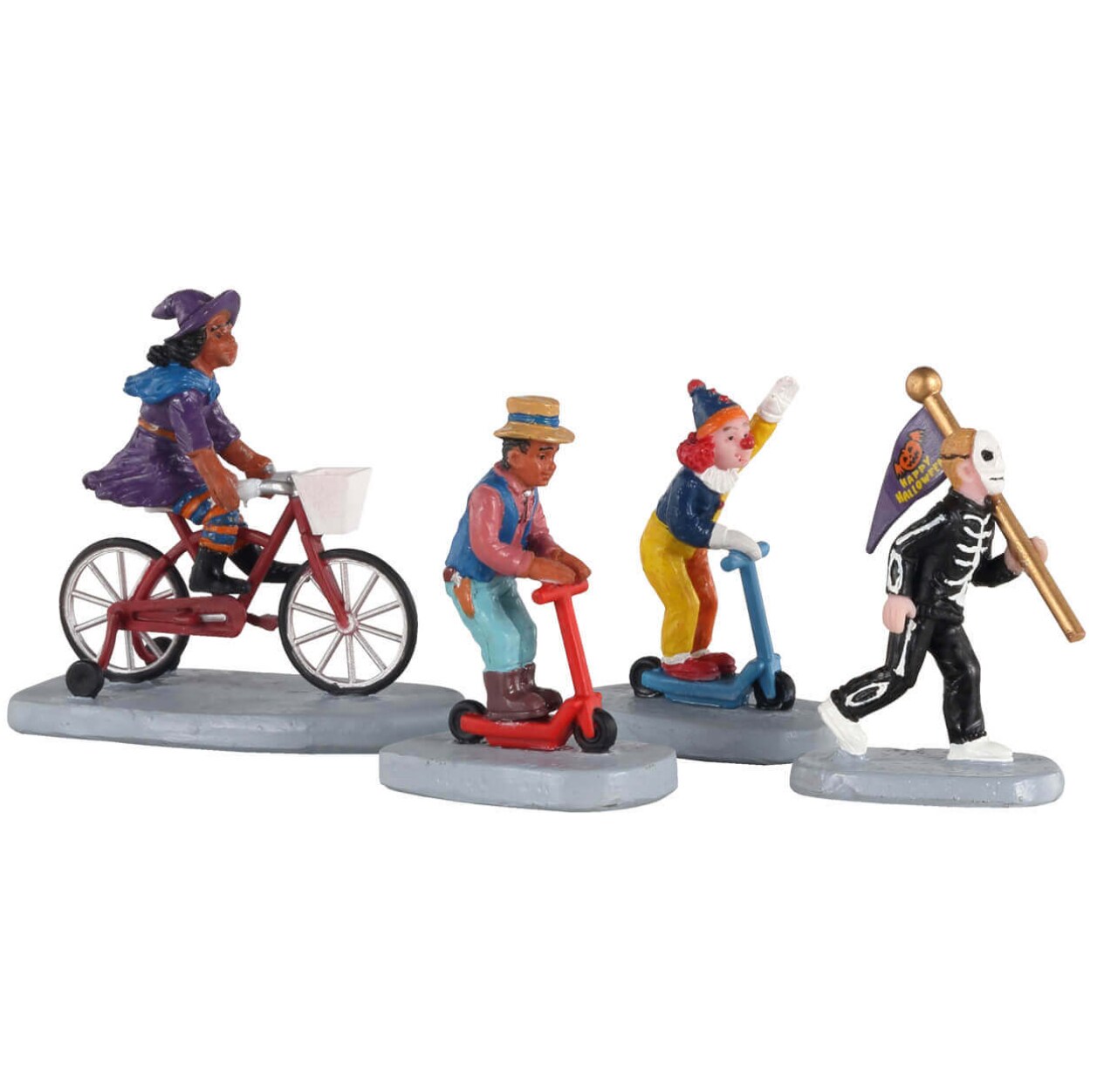 Lemax Spookytown Spooky Celebration Set of 4