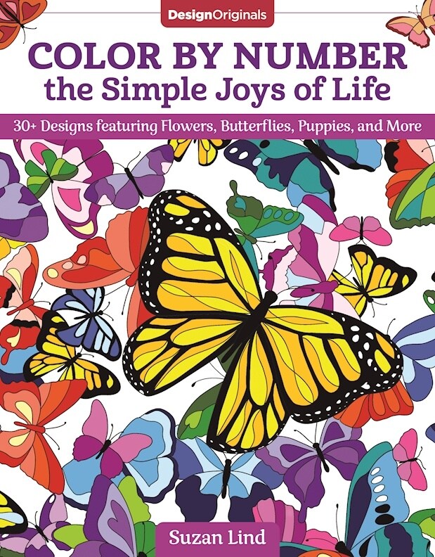 The Simple Joys Of Life Color By Number Coloring Book-Softcover