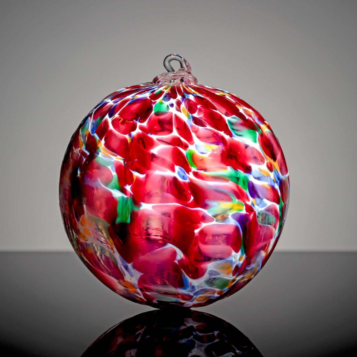 Portland Rose - Hand Blown Glass Ornament 374652116753268736