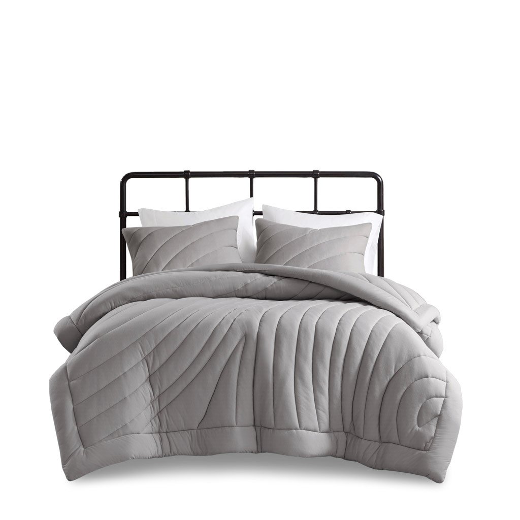 Gracie Mills Elena Poly Jersey Puffy Comforter Set - Grace-15797