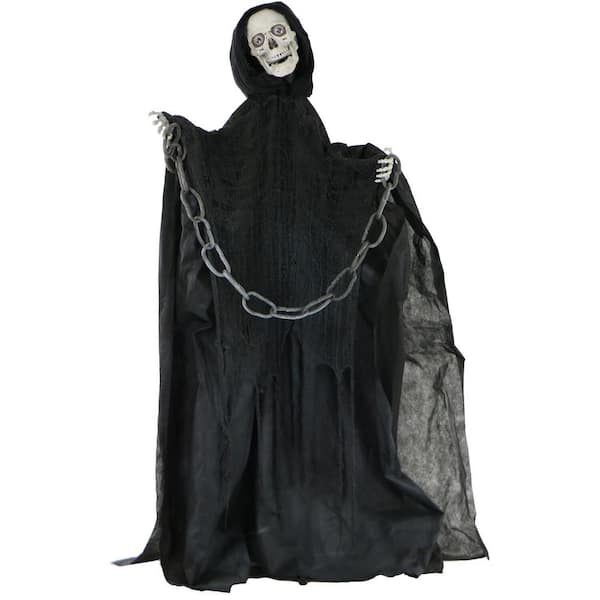 Halloween 63&#x22; Talking Skeleton Reaper