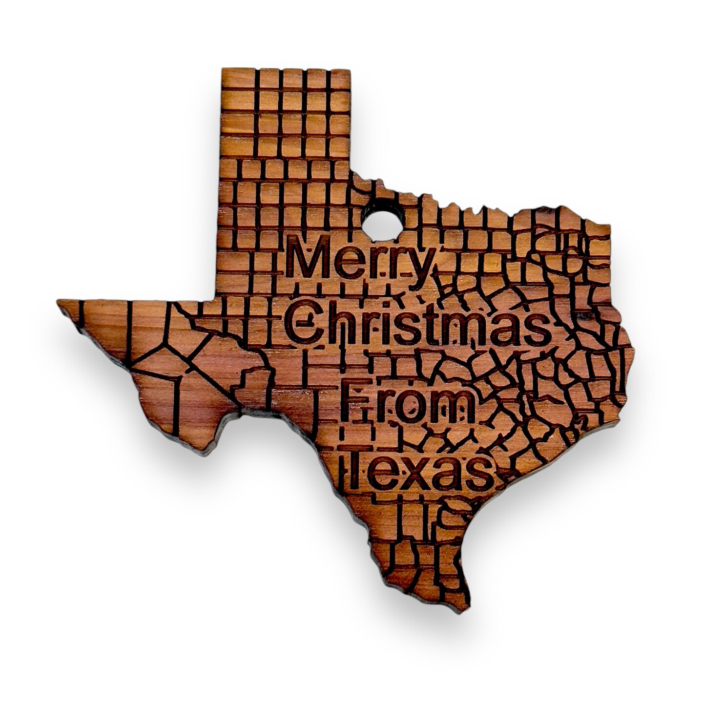 Texas - Cedar Ornament Texas - Cedar Ornament