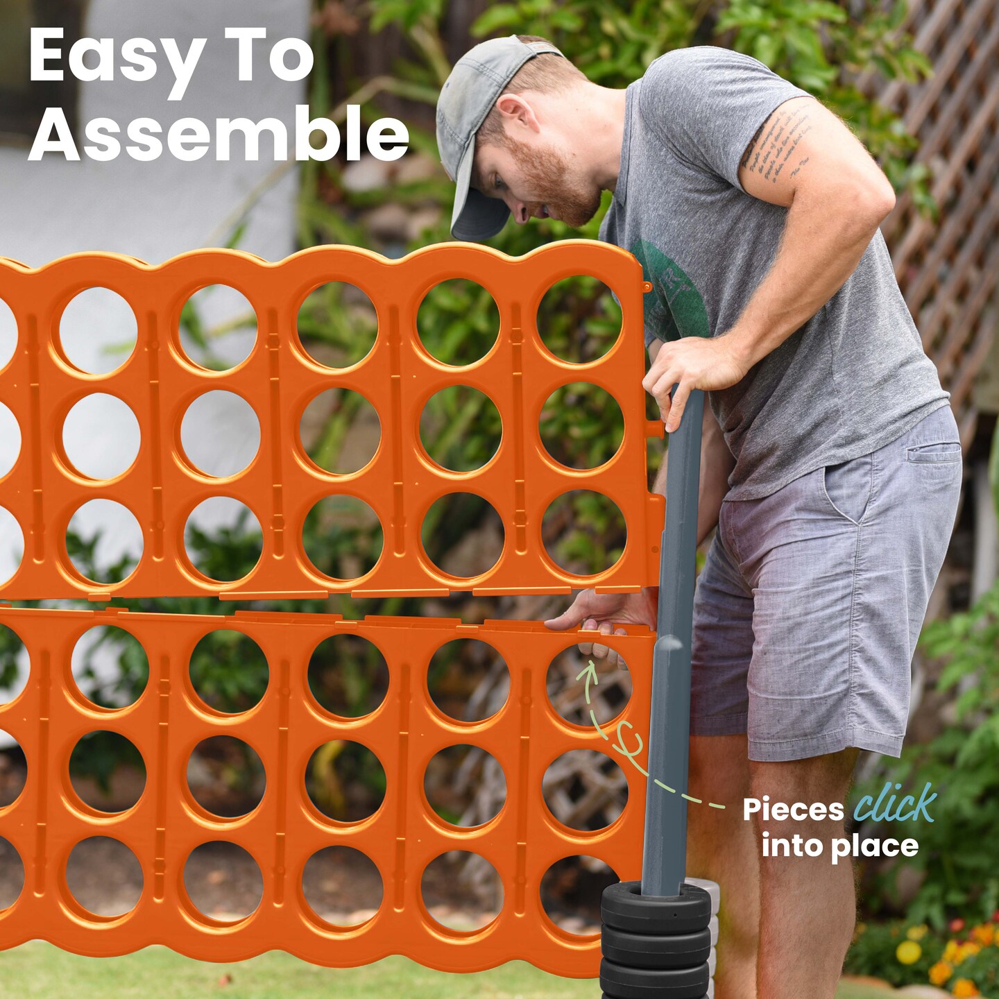 Jumbo 4-To-Score Giant Lawn Game Set