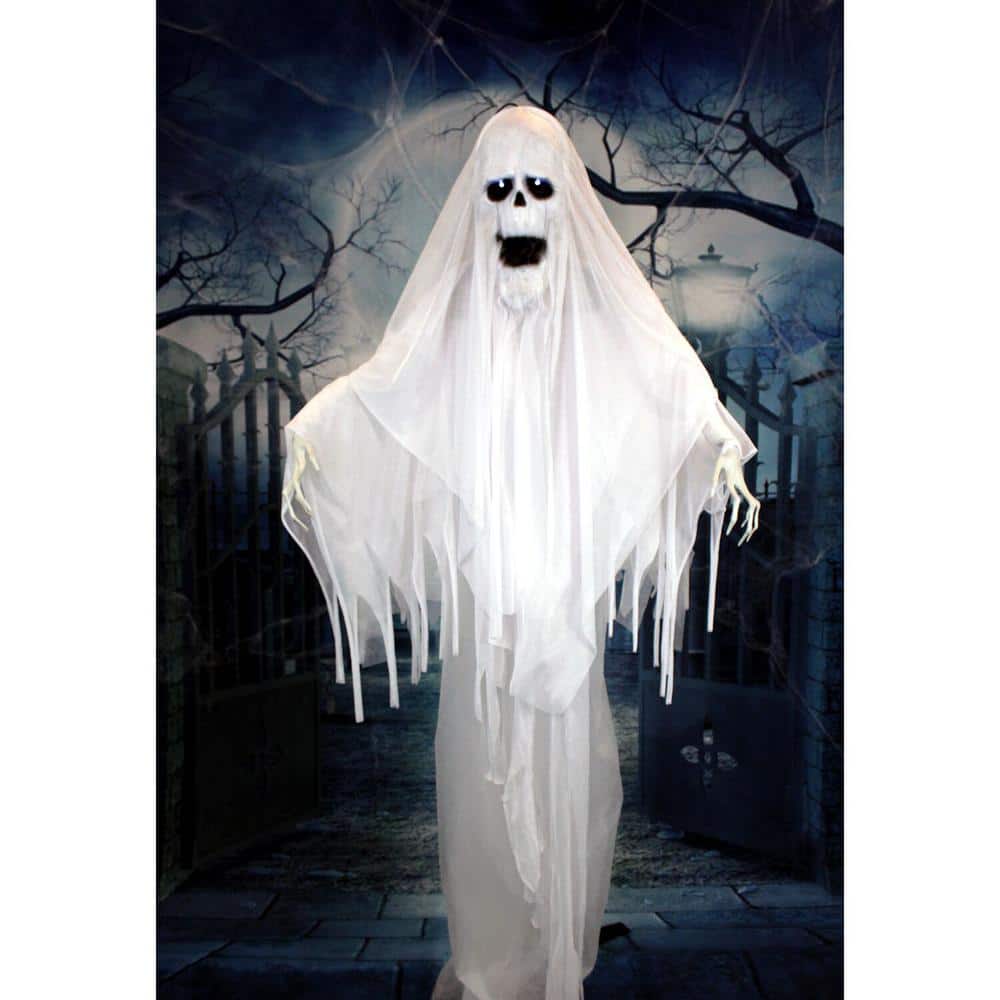 72 inch Touch Activated Animatronic Reaper For Halloween