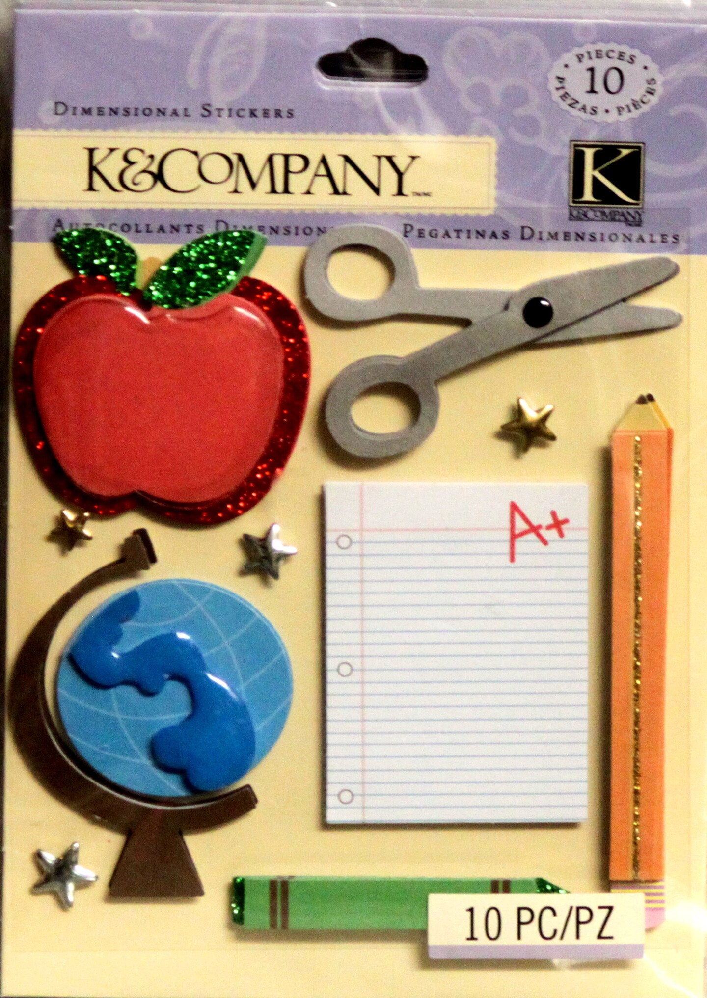 K &#x26; Company Classroom Fun Dimensional Stickers