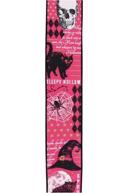 2.5&#x22; Vintage Halloween Ribbon: Pink (10 Yards)