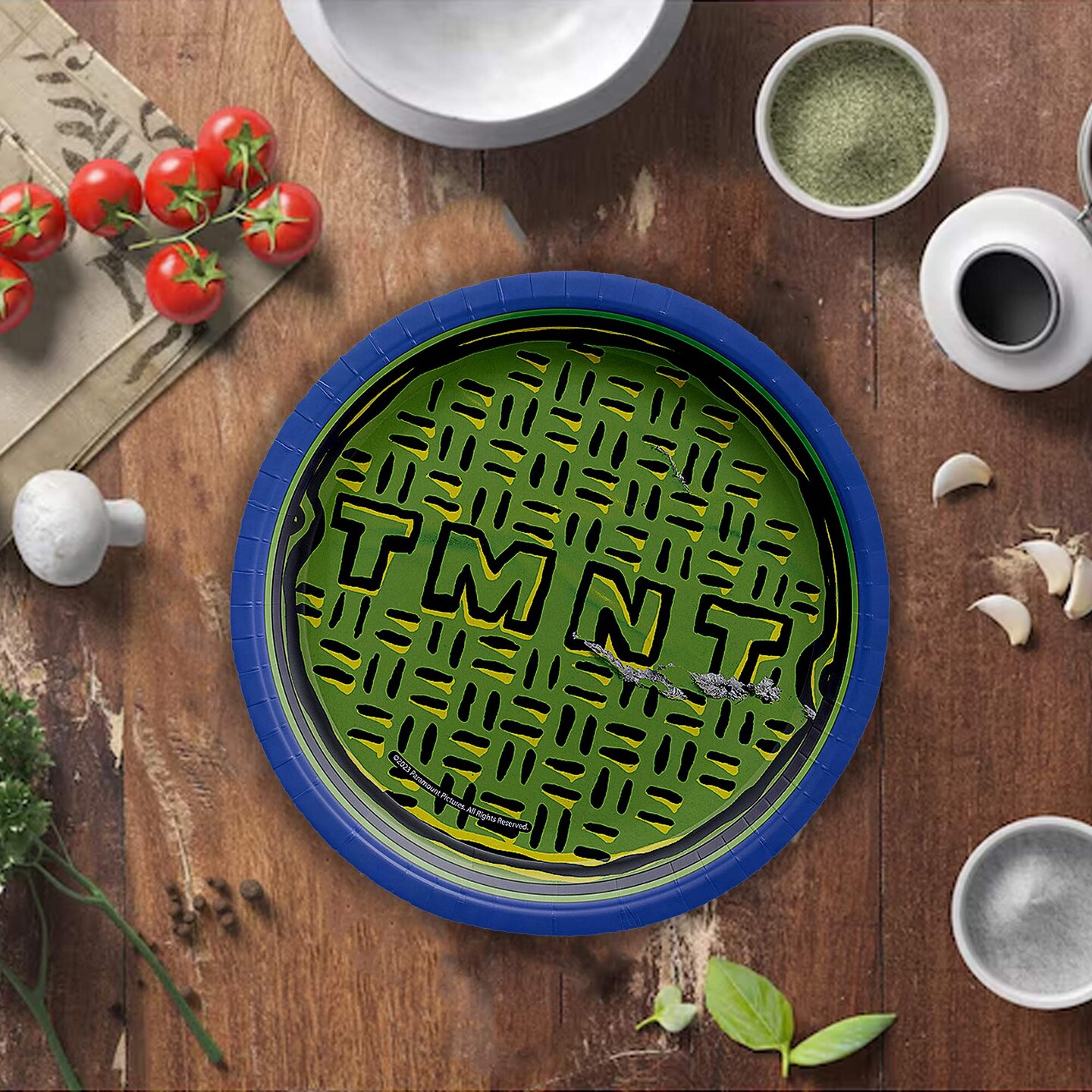 8 Count Teenage Mutant Ninja Turtles Mutant Mayhem Paper Dessert Plates 7 Inch