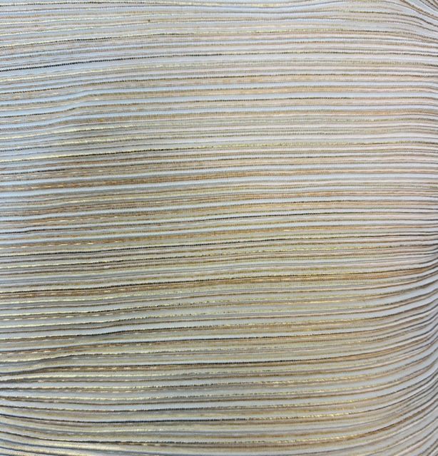 1 Yard Bodre Pleated Jersey Knit Fabric with Foil 150 GSM, 58/60″ Wide 100% Polyester