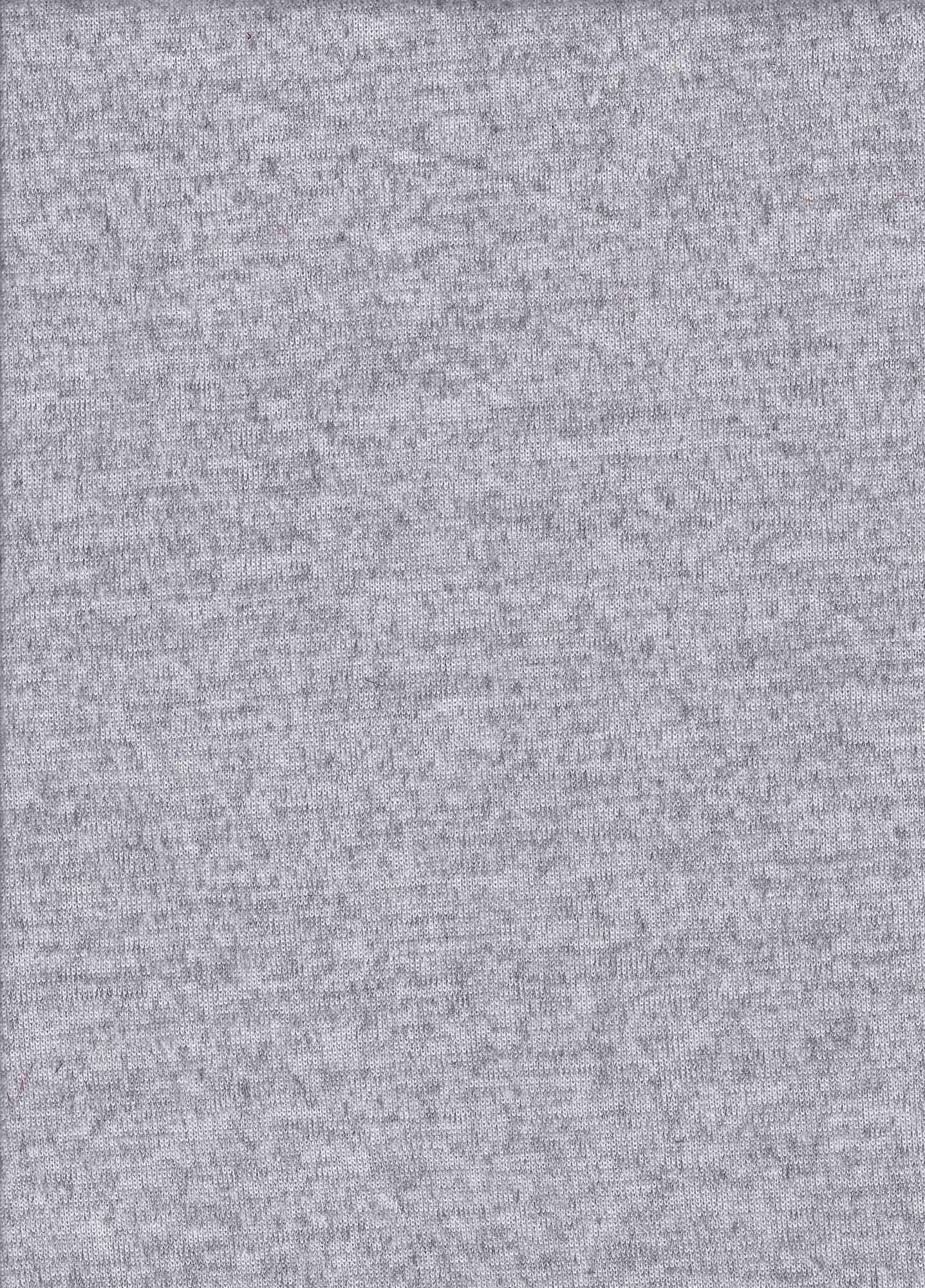 1 Yard Soft Stretch Heather Grey Hacci Sweater Knit Fabric 58/60 Inches Wide