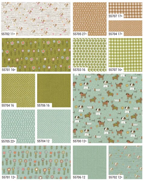 Lucky 2.5" Strip Roll (Jelly Roll) by Sweetwater for Moda (55700JR)