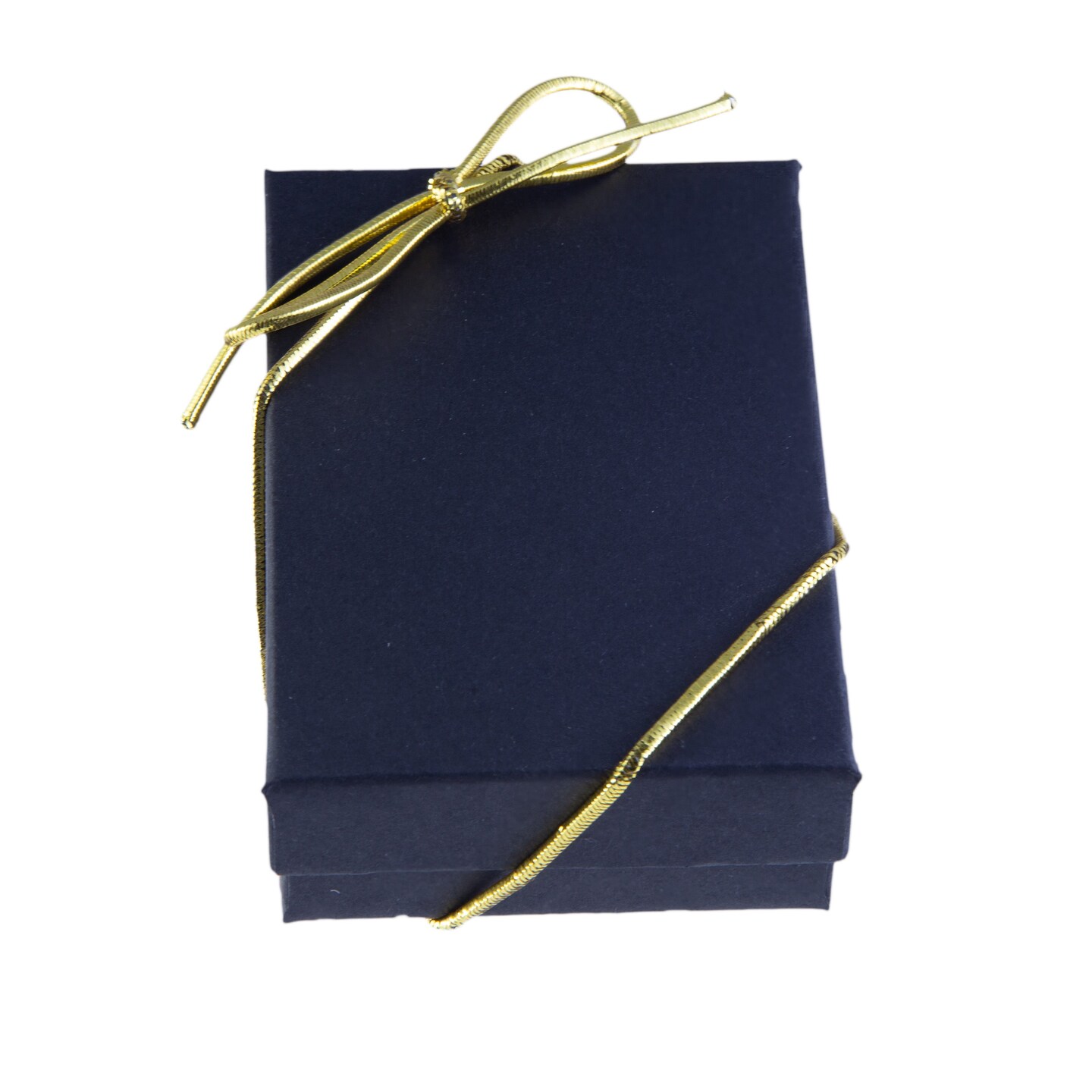 JewelrySupply 6&#x22; Gold Metallic Pre-Tied Stretch Loops Pre-Tied Elastic Bows (Package of 50)