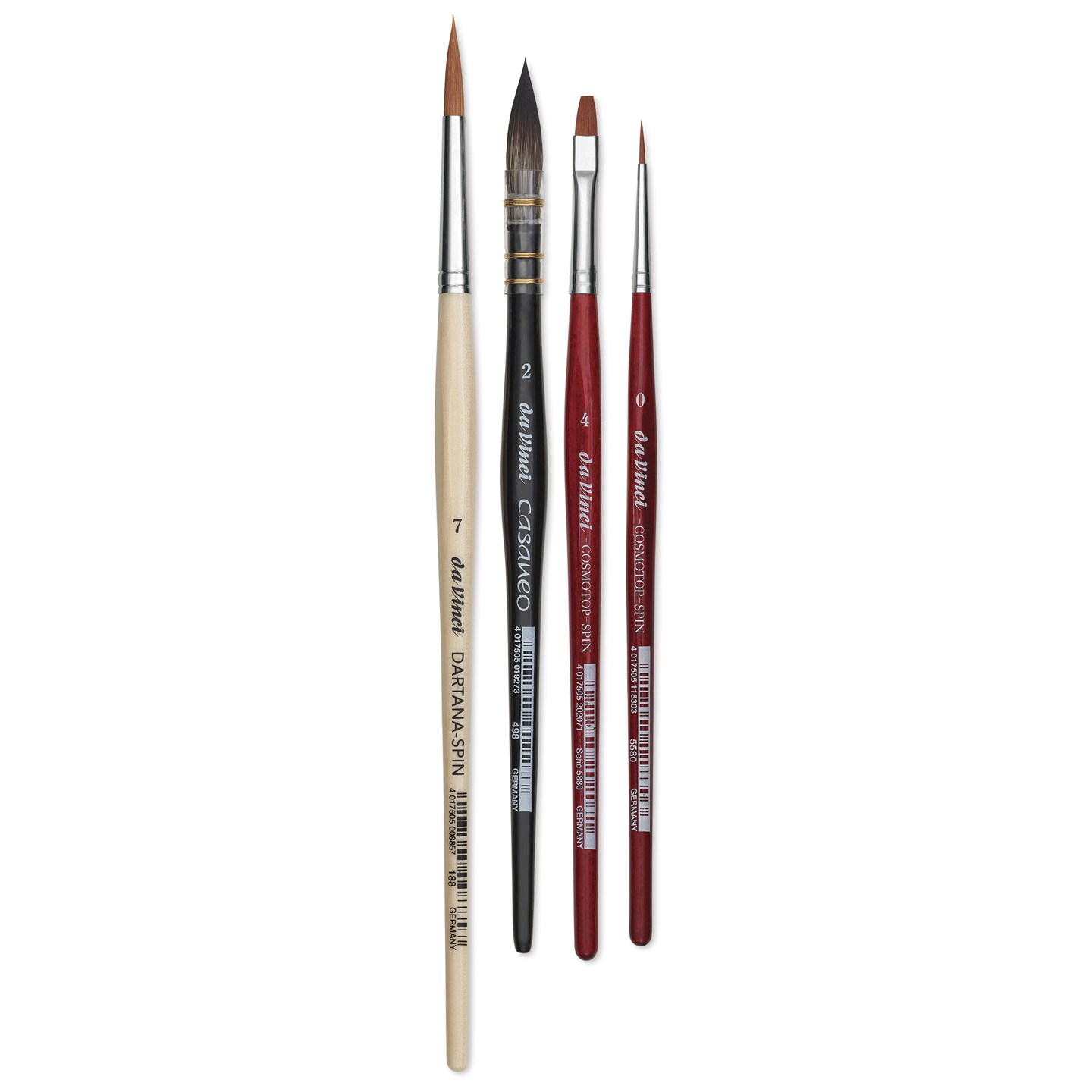 Da Vinci Urban Watercolor Brushes - Set of 4