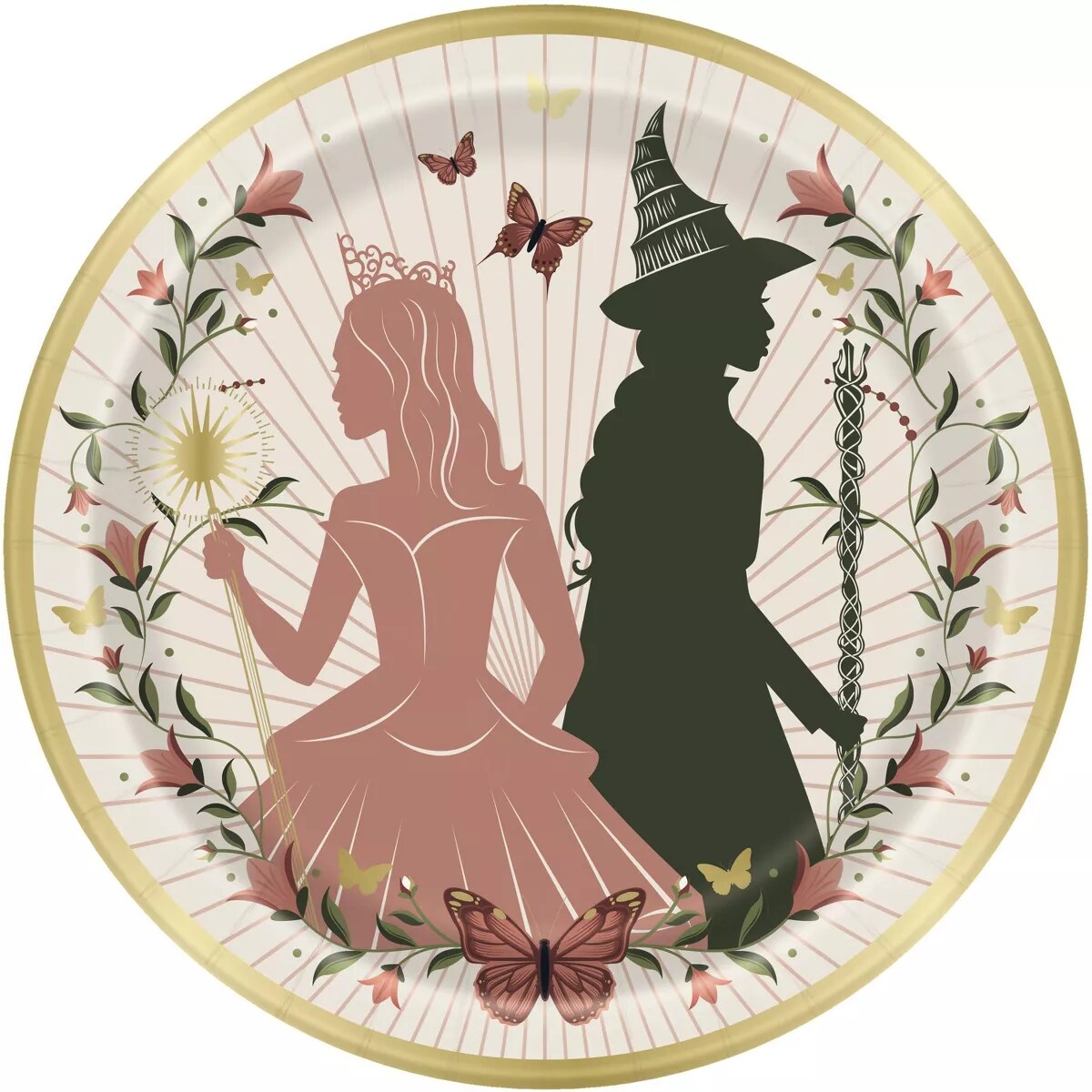 Wicked 9&#x22; Round Party Plates 8ct