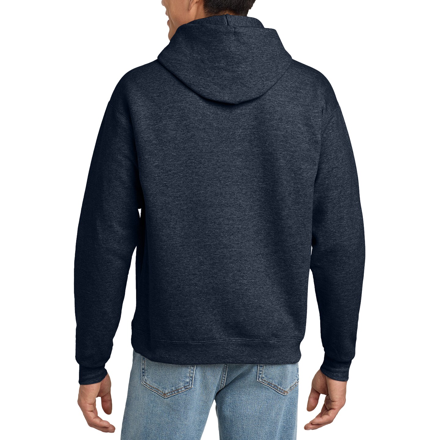 Hanes Men's Ecosmart Fleece Hooded Sweatshirt, Ideal for Cricut & Embroidery