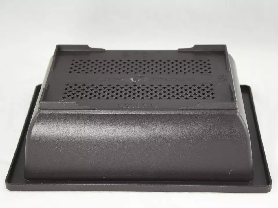 Rectangular Plastic Dark Brown Bonsai / Cactus & Succulent Pot - 10"x 7.5"x 3"