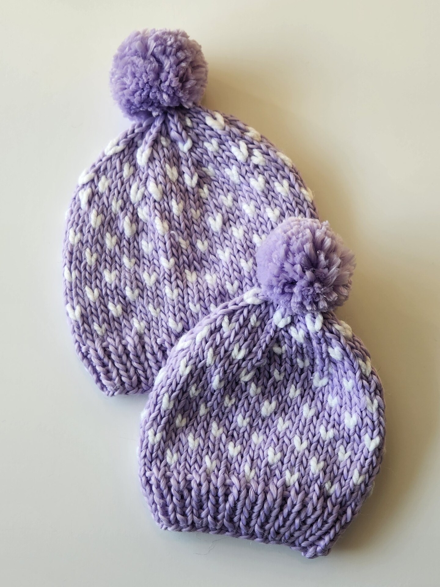PLUSH PURPLE KNIT PARTIAL FACE WARM HAT Black & Purple Stripe Fuzzy Pierced Ear Beanie | Hot Topic main image 3
