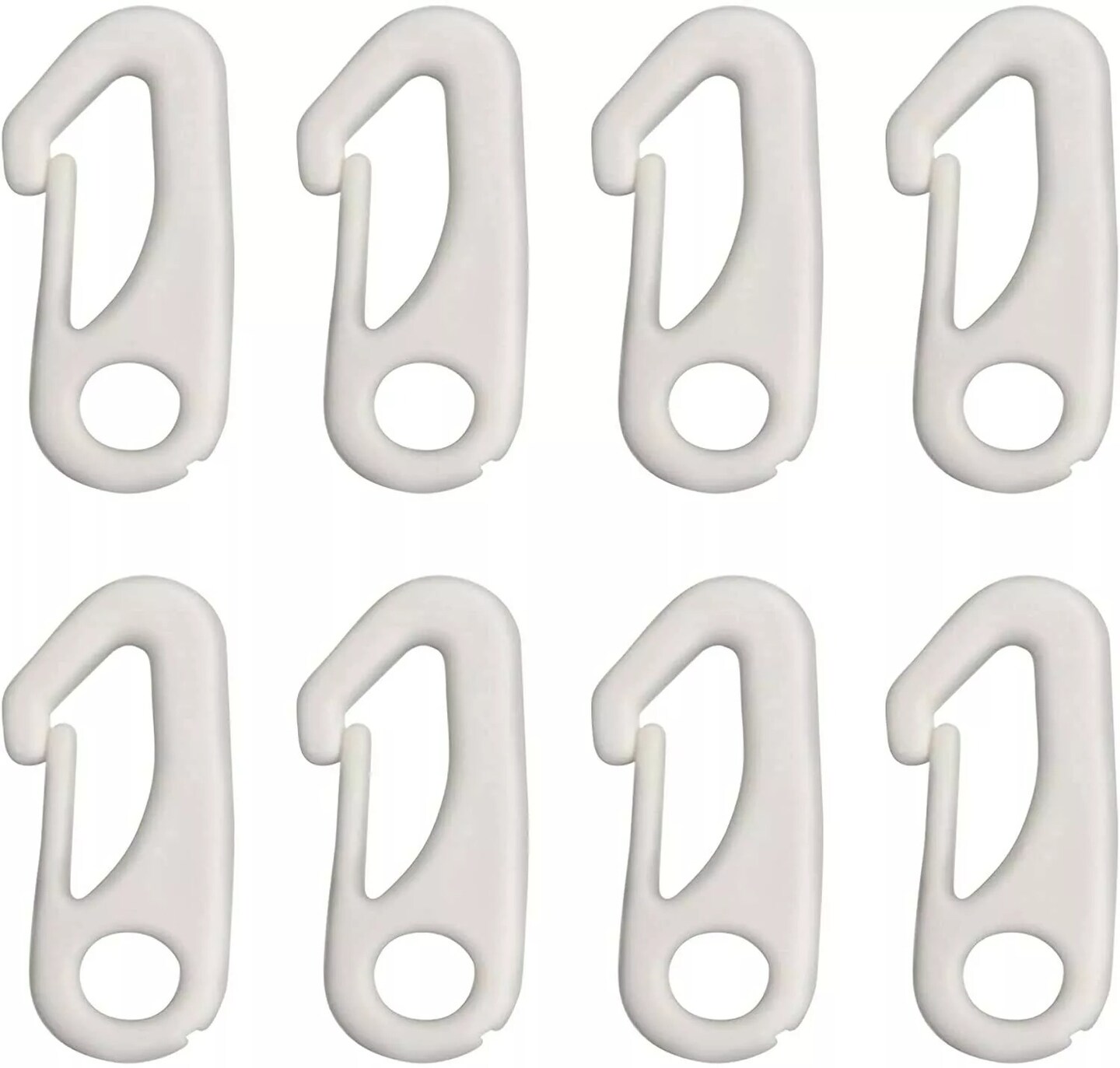 8 Pcs Flag Pole Clip Snap Hook Nylon Flagpole Accessory-Attach Flag to Flagpole