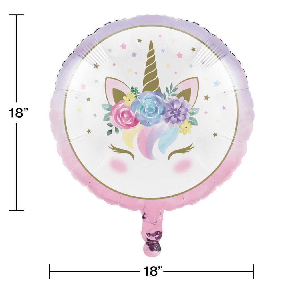 18&#x22; Unicorn Baby Foil Balloon