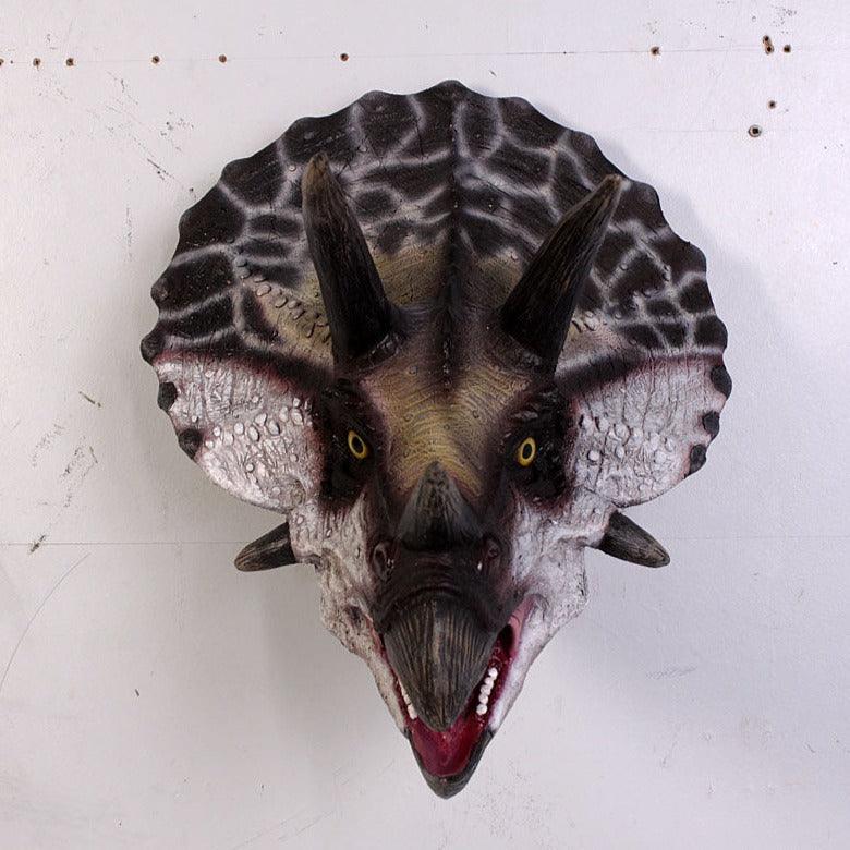 Triceratops Dinosaur Head Medium Statue