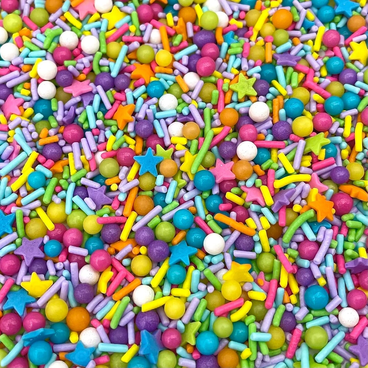 pink sprinkles, valentines, cake sprinkles, gluten free, cookies, chocolate, fondant, princess topping, ice cream, edible, dessert decoration (Rainbow)