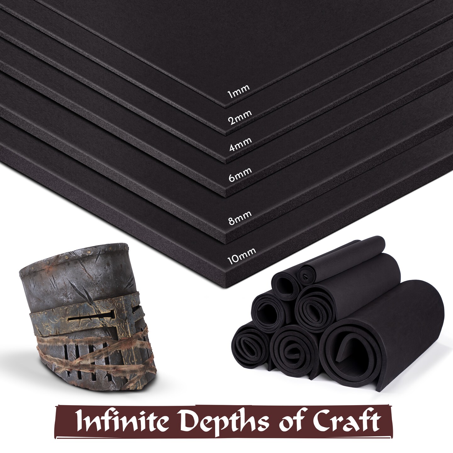 EVA Foam Cosplay | Extra Large 35" x 59" Sheet | Ultra High Density 85kg/m3 | by The Foamory