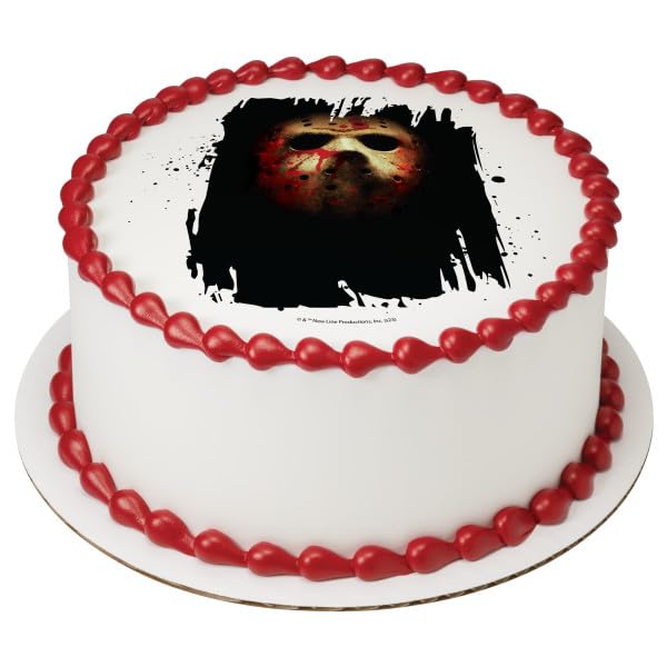 Friday the 13th PhotoCake® Edible Cake Topper Icing Image for 8 inch round cake or larger