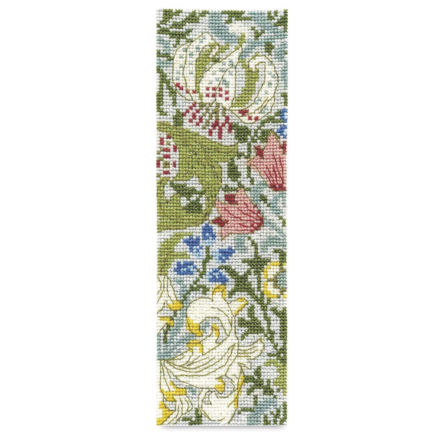DMC The Museum Collection Cross Stitch Bookmark Kit - &#x22;Golden Lily&#x22; by J.H. Dearle