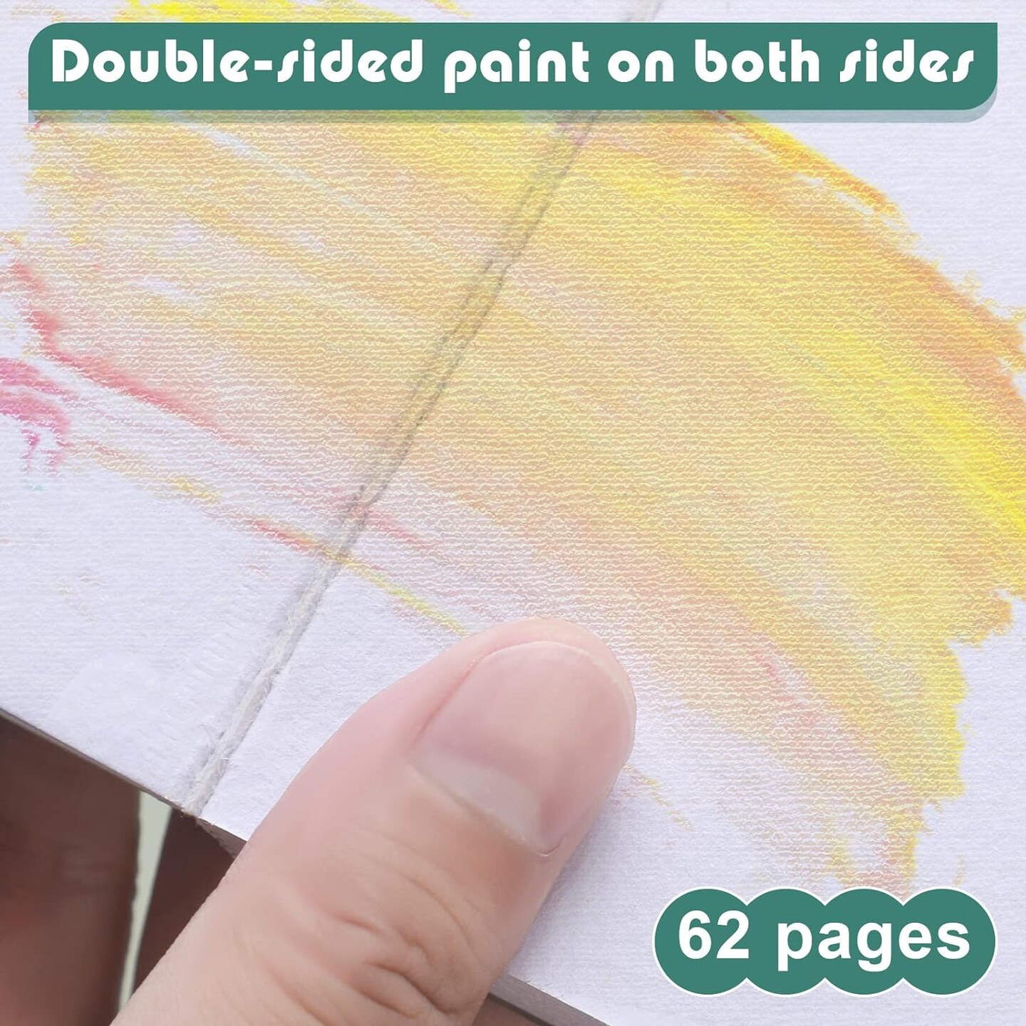 3 Pcs Mini Watercolor Sketchbook (Retro Colors) 3.9 x 3.9 inches