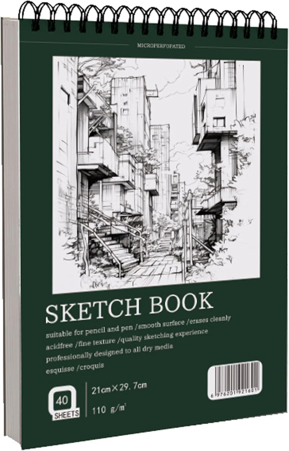 Sketchbook for Drawing Top Spiral Bound