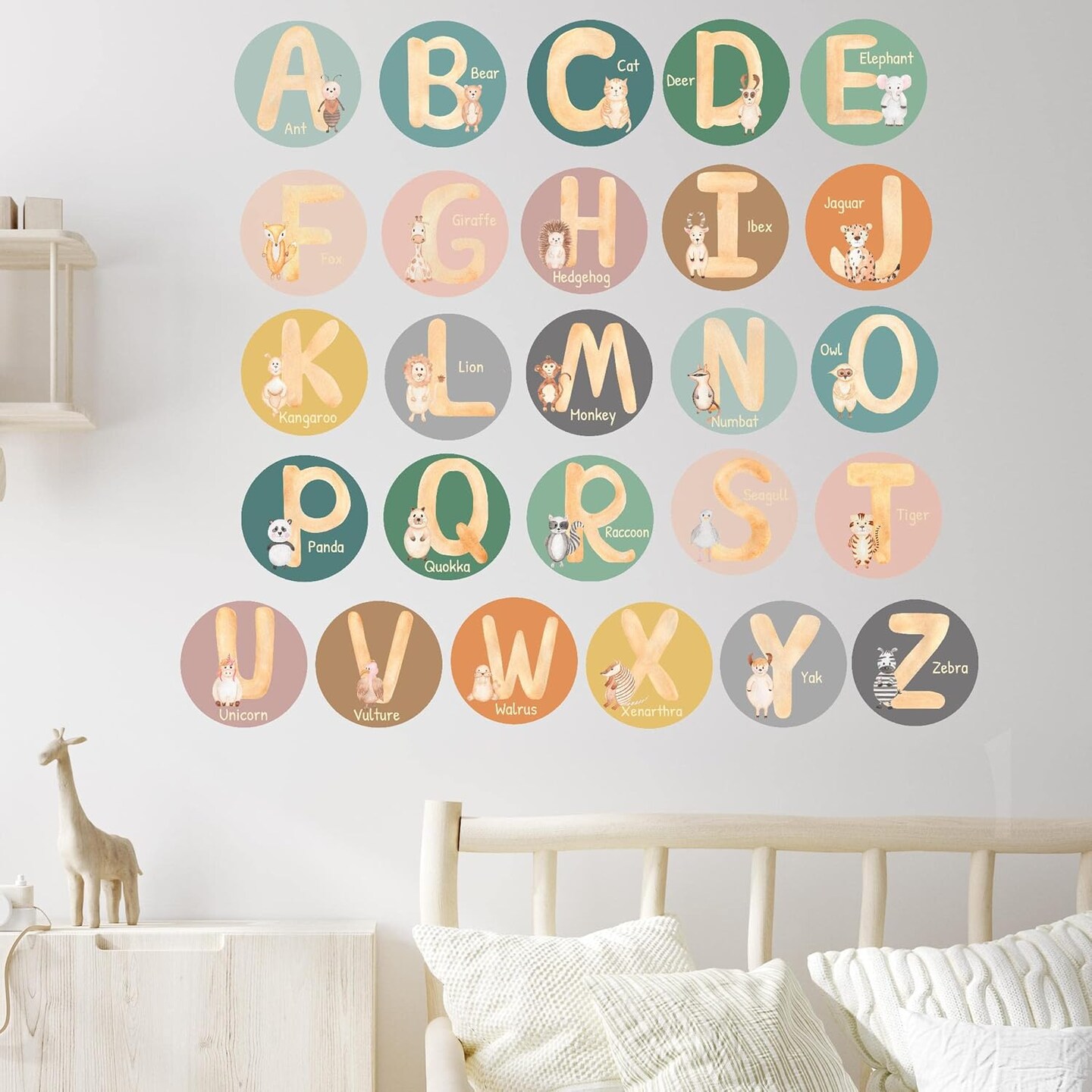 Alphabet Wall Decals for Classroom