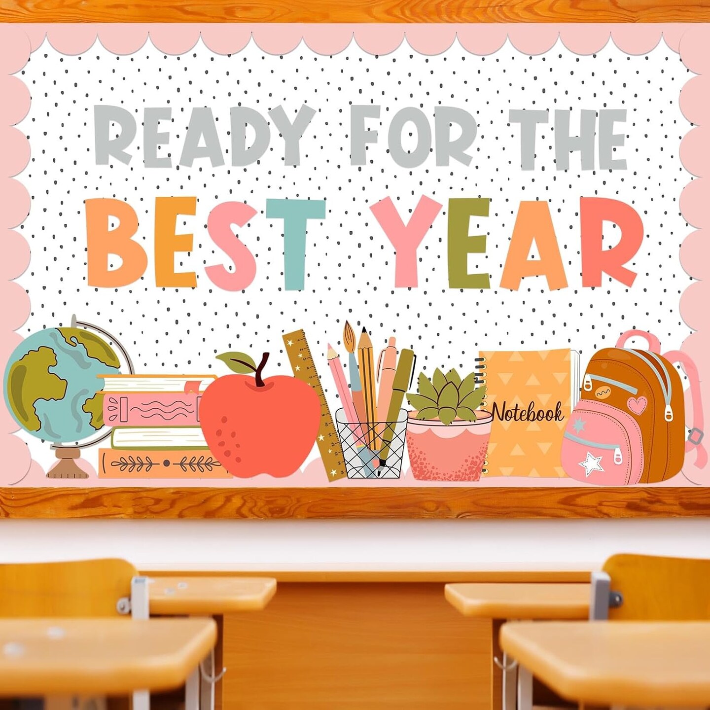 52 Pcs Back to School Bulletin Board Kit