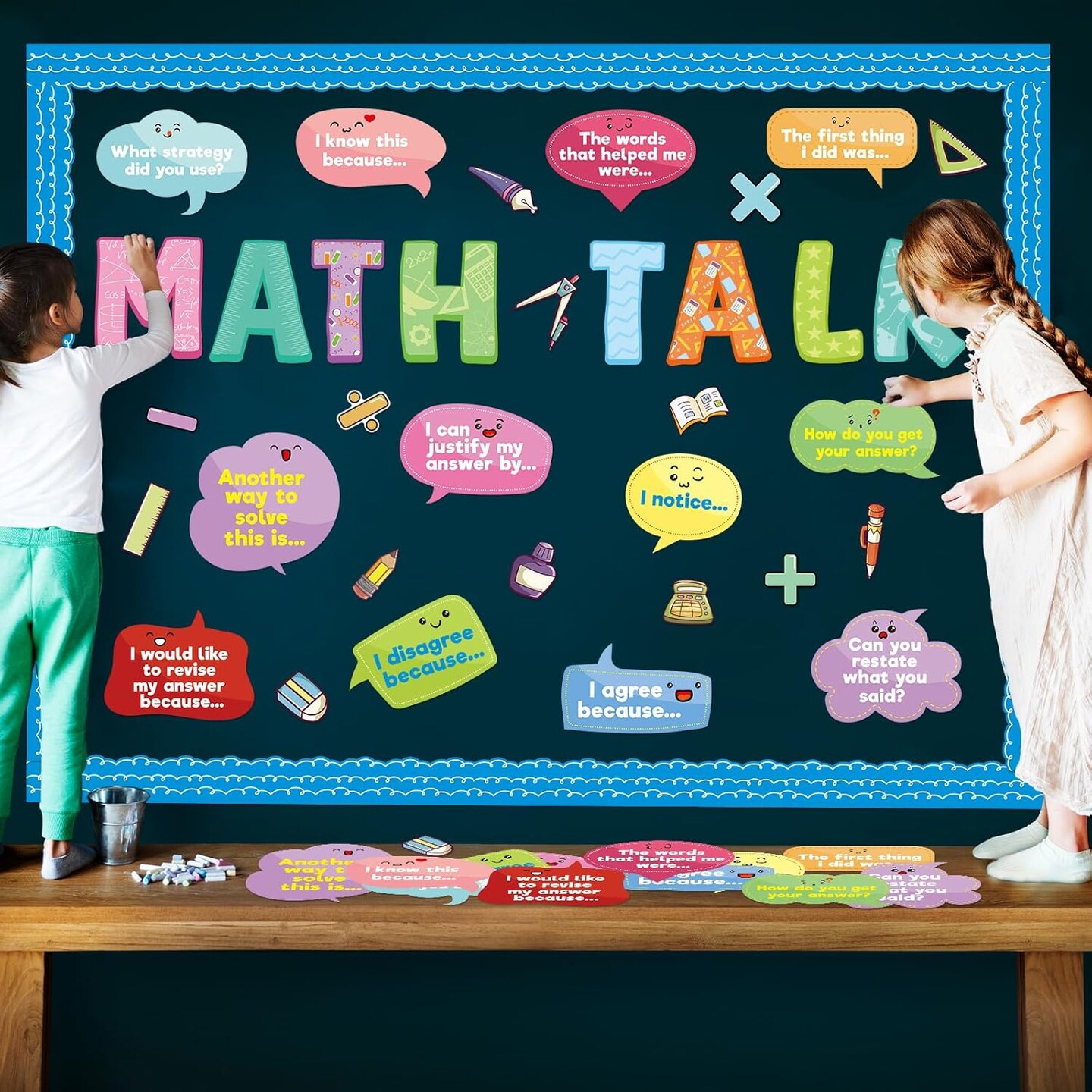 Math Talk for Classroom Decorations