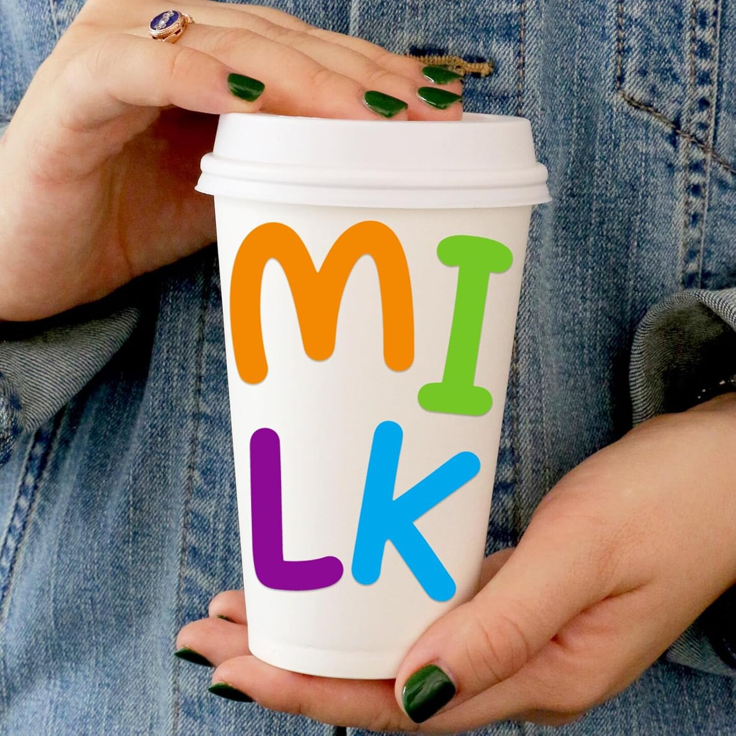 12 Sheets Alphabet Stickers, Letter Stickers, 2 inch Vinyl Self-Adhesive Sticker Letters