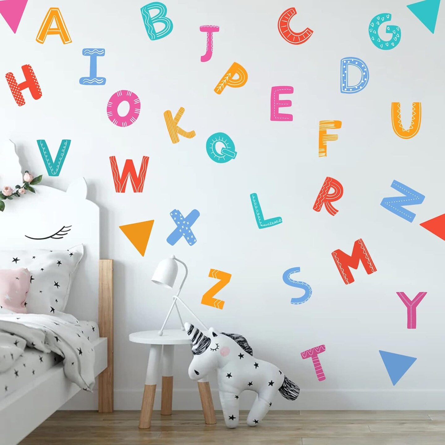 Alphabet Letters Kids Wall Stickers ABC Decals