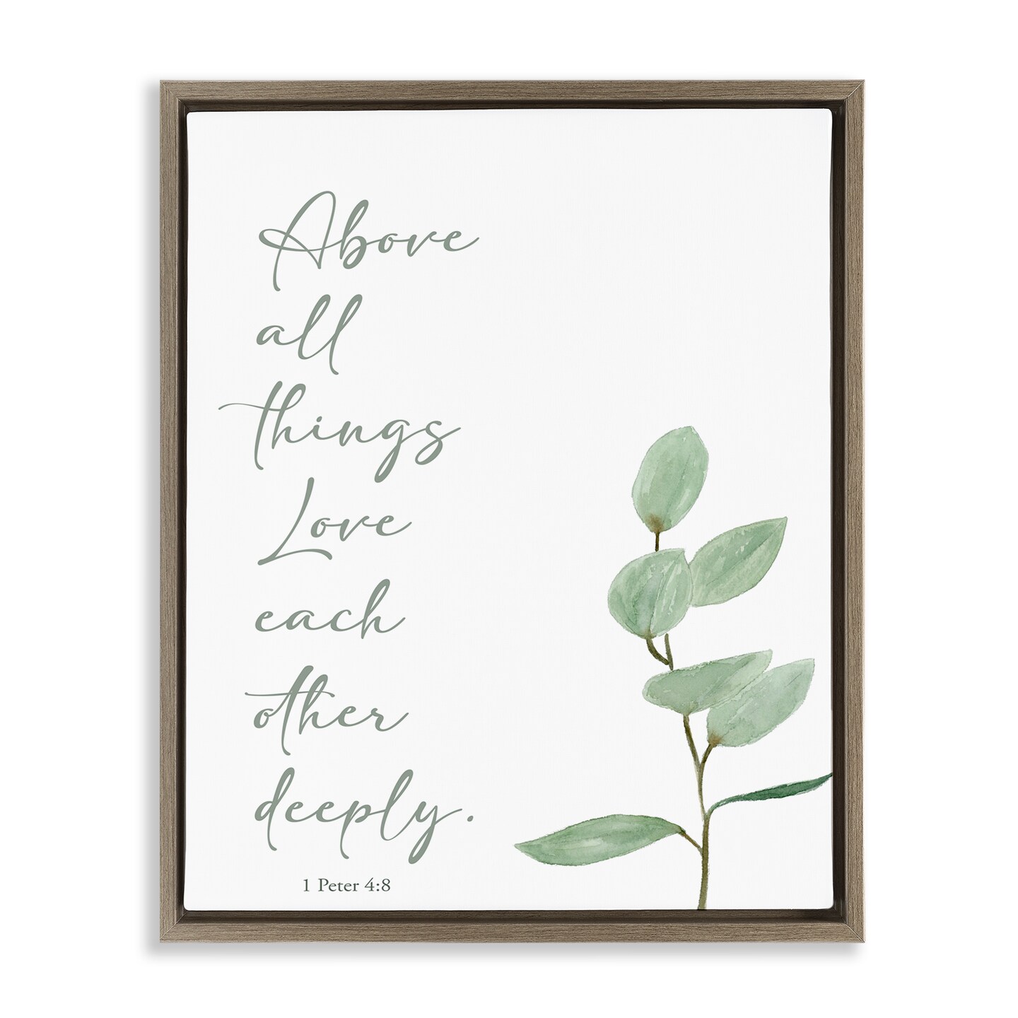 Stupell Industries Love Each Other Deeply Floating Frame Design by ...