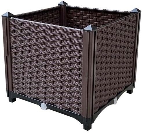 Elevated Plastic Raised Garden Bed Planter Box
