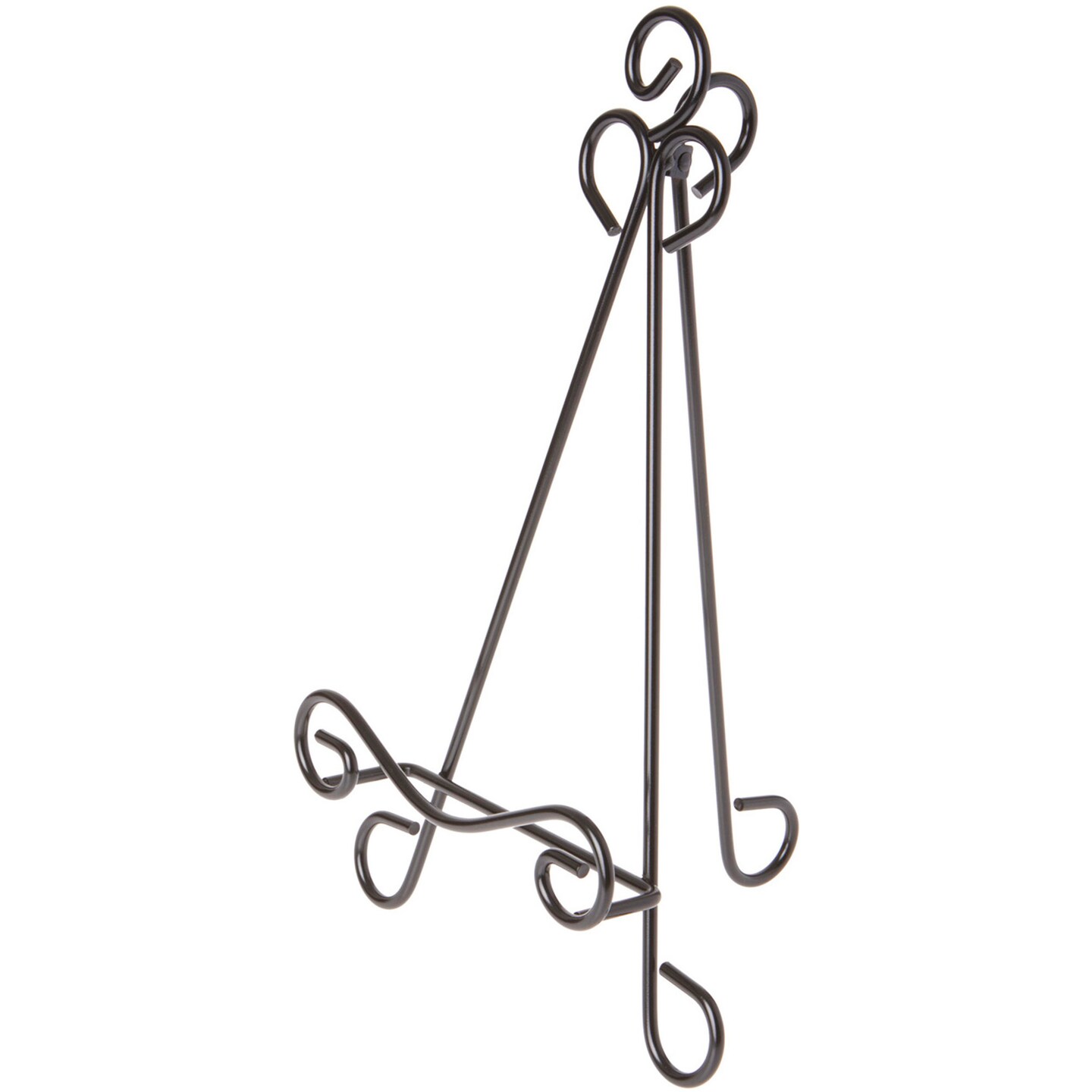 Bard's Black Metal Easel, 13" H x 7.5" W x 8" D (For 9" - 11.5" Plates)