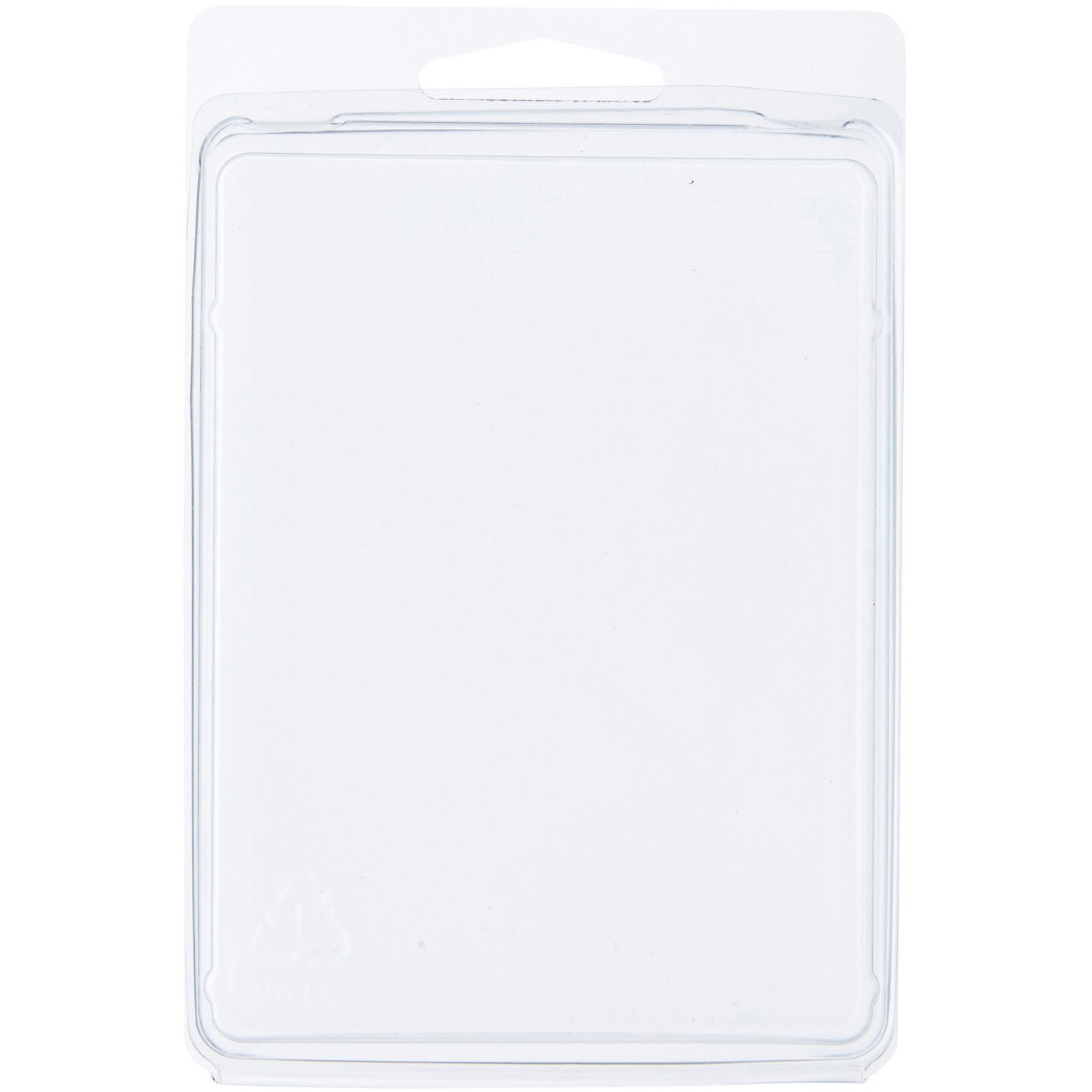 Collecting Warehouse Clear Plastic Clamshell Package / Storage Container, 4.4375&#x22; H x 3.3125&#x22; W x 0.75&#x22; D