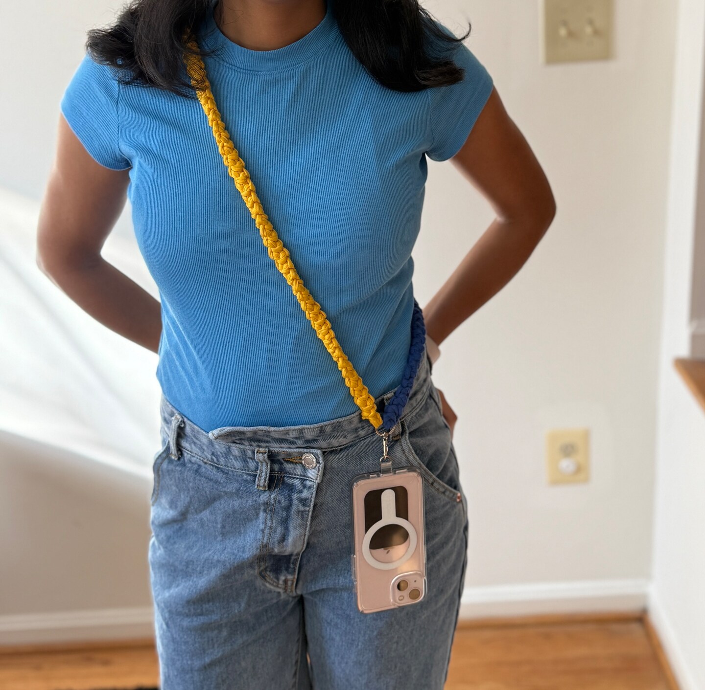 Crossbody Crochet Phone Strap | MakerPlace by Michaels
