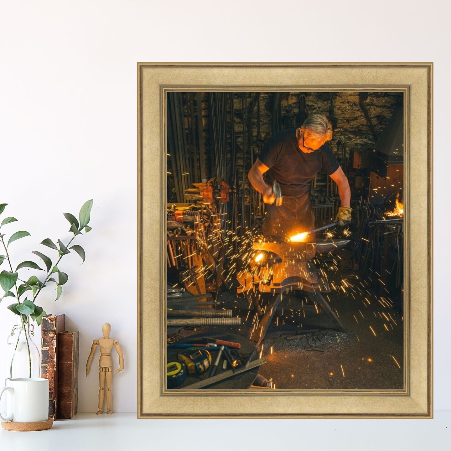 12x11 Picture Frame Wood Gold Bronze Black Silver