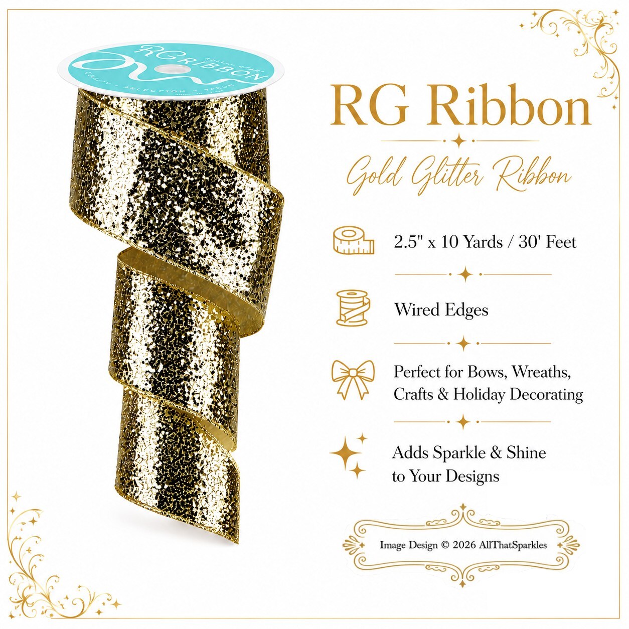 RG Ribbon: Gold 2.5