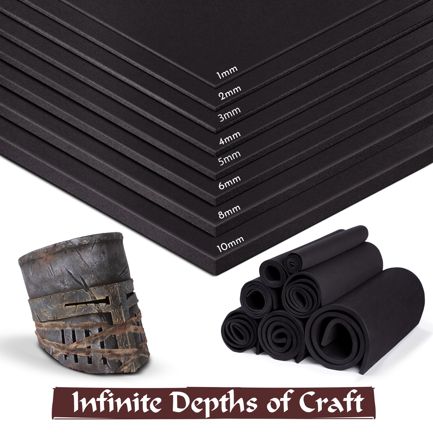 EVA Foam Cosplay | Extra Large 35&#x22; x 59&#x22; Sheet | Ultra High Density 85kg/m3 | by The Foamory