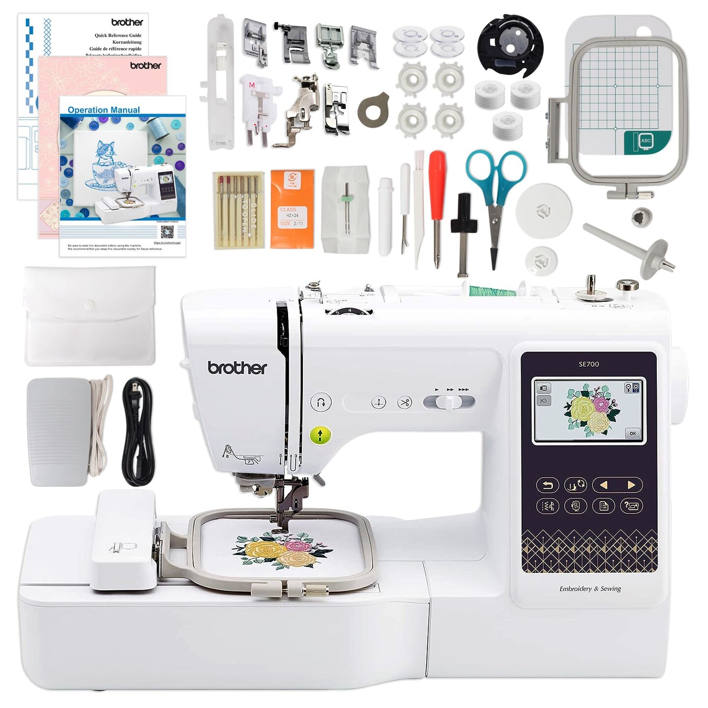 Brother ScanNCut SDX125e Cutting Machine with SE700 Sewing &#x26; Embroidery Machine