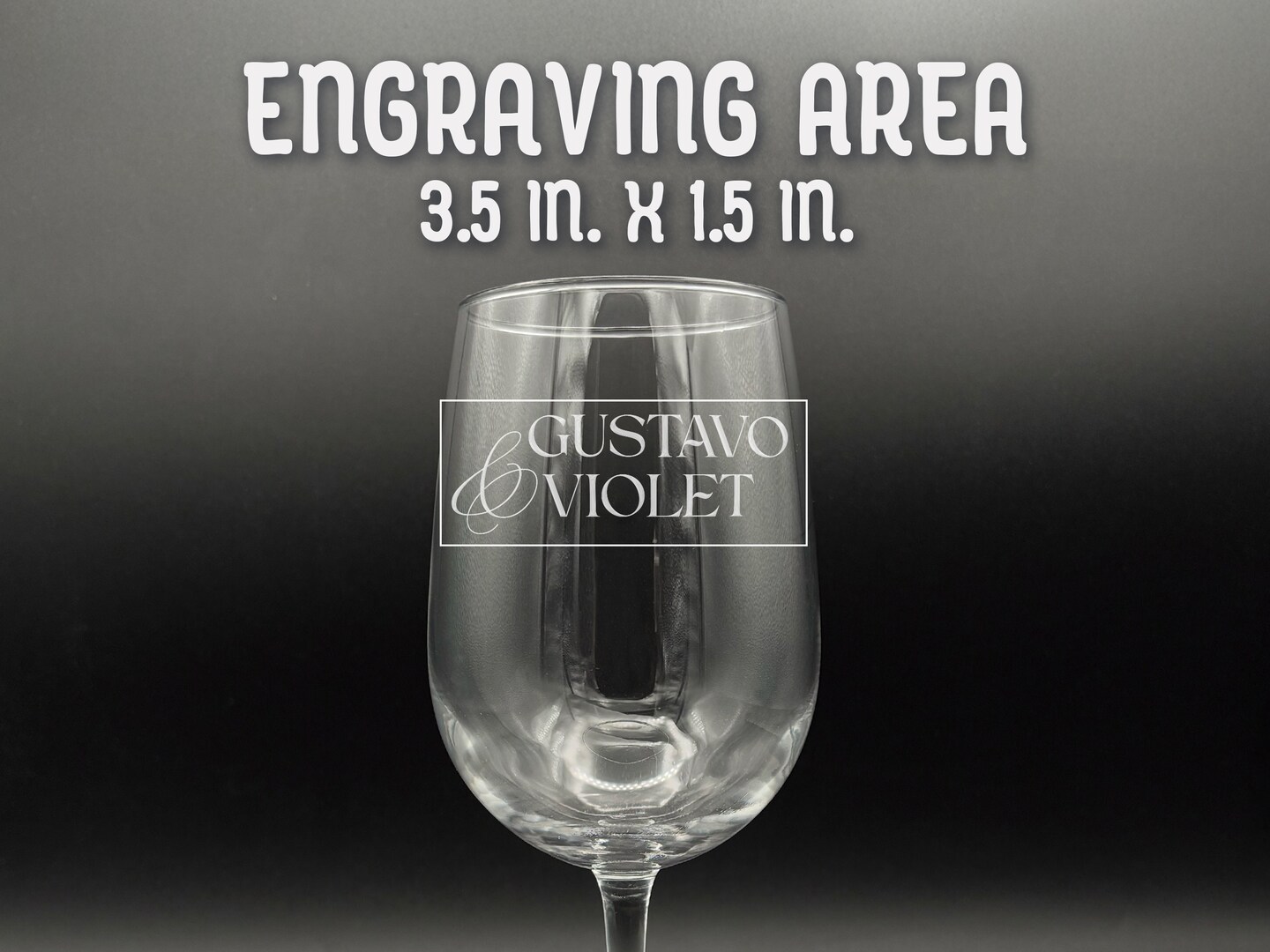 customizable wine glasses Engraved Ribbed Wine Glass 550ml main image 0