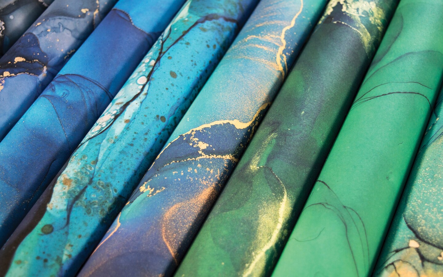 Craft Consortium Double-Sided Paper Pad 6"X6" 40/Pkg-Ink Drops - Ocean, 20 Designs